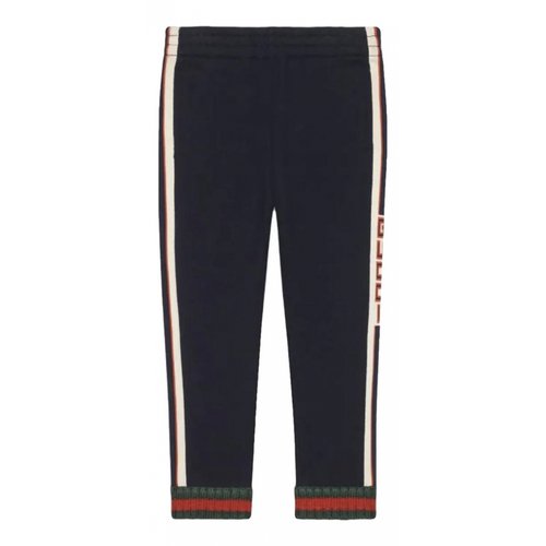 Pre-owned Gucci Kids' Pants In Blue