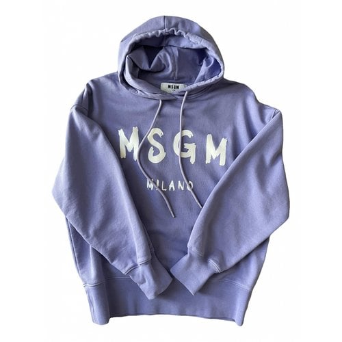 Pre-owned Msgm Top In Purple