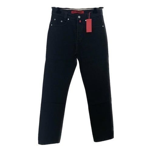 Pre-owned 032c Straight Jeans In Black