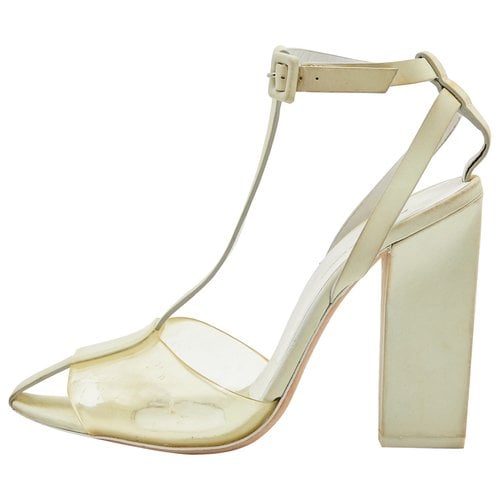 Pre-owned Alexander Wang Leather Heels In Yellow