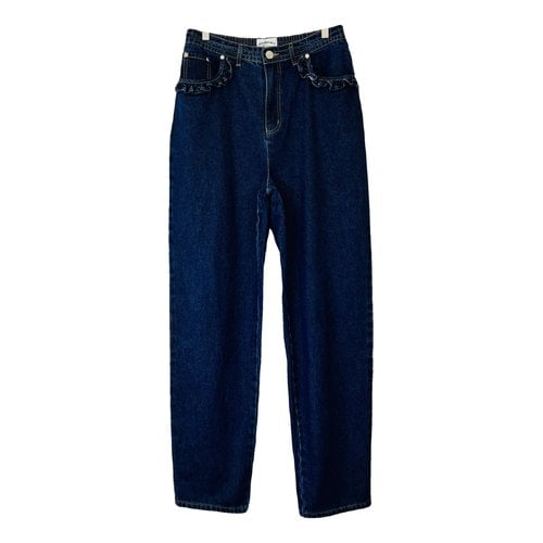 Pre-owned Lf Markey Straight Jeans In Blue