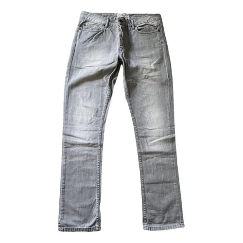 Pre-owned Chevignon Straight Jeans In Grey