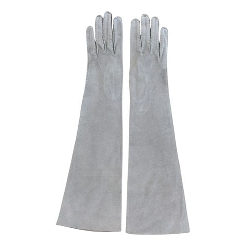 Pre-owned Dior Long Gloves In Brown