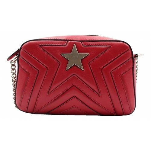 Pre-owned Stella Mccartney Vegan Leather Crossbody Bag In Red