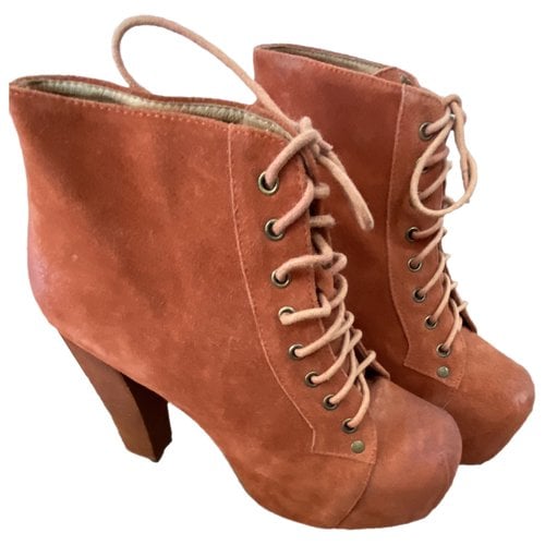 Pre-owned Jeffrey Campbell Boots In Orange
