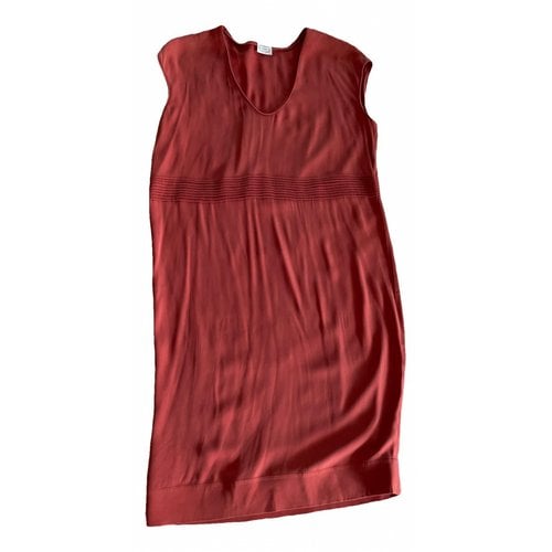 Pre-owned Agnona Silk Mid-length Dress In Other