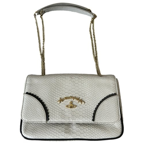 Pre-owned Vivienne Westwood Anglomania Patent Leather Bag In White
