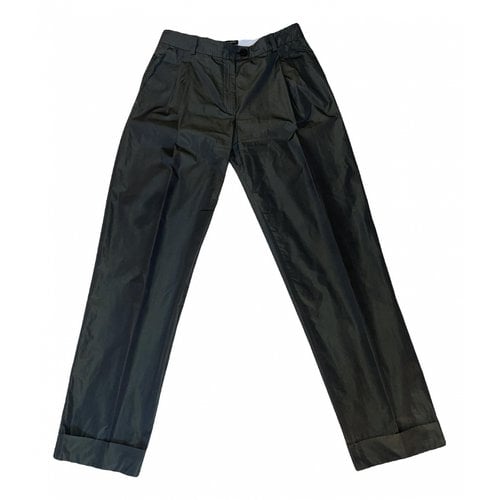 Pre-owned Stine Goya Straight Pants In Green