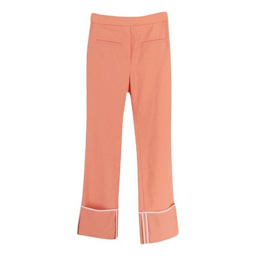 Pre-owned Ellery Straight Pants In Orange