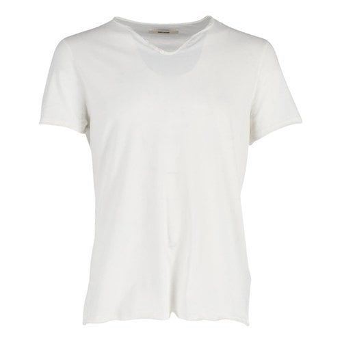 Pre-owned Zadig & Voltaire T-shirt In Ecru