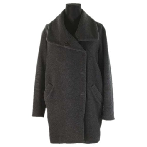 Pre-owned Gerard Darel Wool Coat In Grey