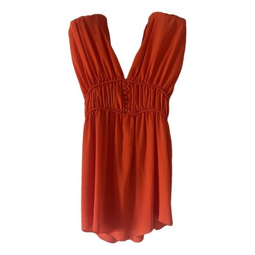 Pre-owned Mvp Wardrobe Mini Dress In Orange