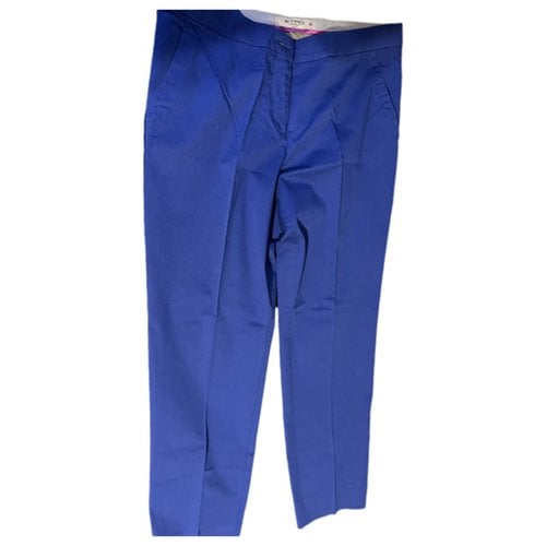 Pre-owned Etro Chino Pants In Blue