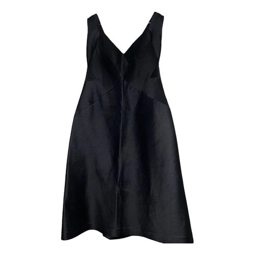 Pre-owned Narciso Rodriguez Silk Dress In Black