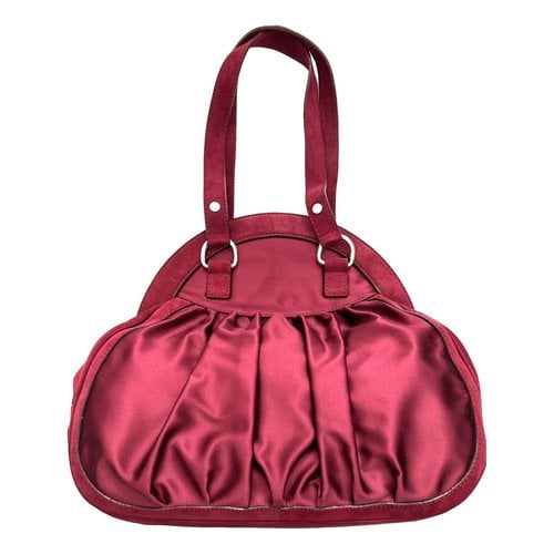 Pre-owned Emilio Pucci Silk Handbag In Burgundy