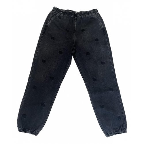 Pre-owned Alexander Wang Trousers In Anthracite