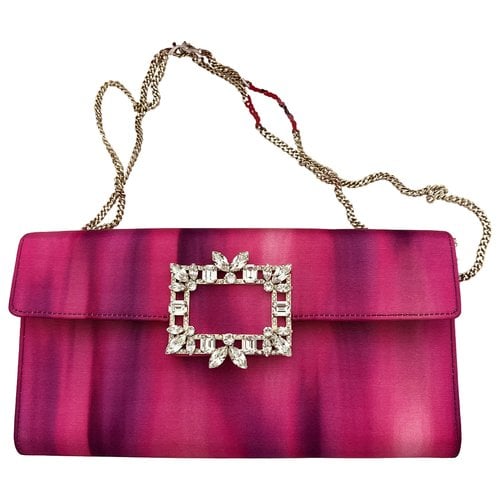 Pre-owned Roger Vivier Clutch In Pink