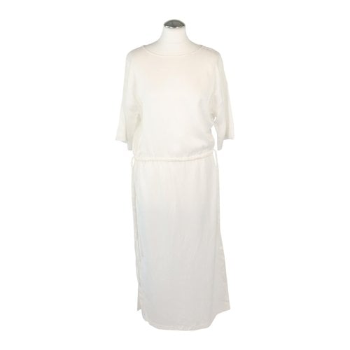Pre-owned Drykorn Mid-length Dress In White
