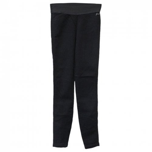 Pre-owned Goldsign Trousers In Black