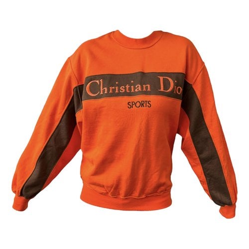 Pre-owned Dior Top In Orange