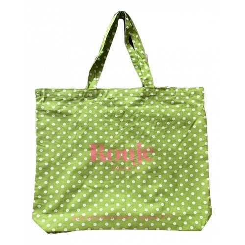 Pre-owned Rouje Tote In Green