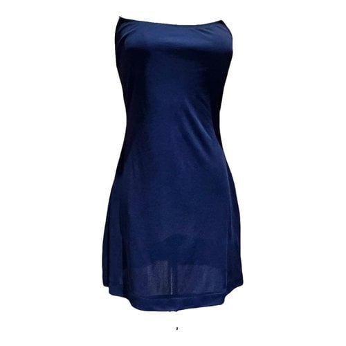 Pre-owned Moschino Cheap And Chic Mini Dress In Blue