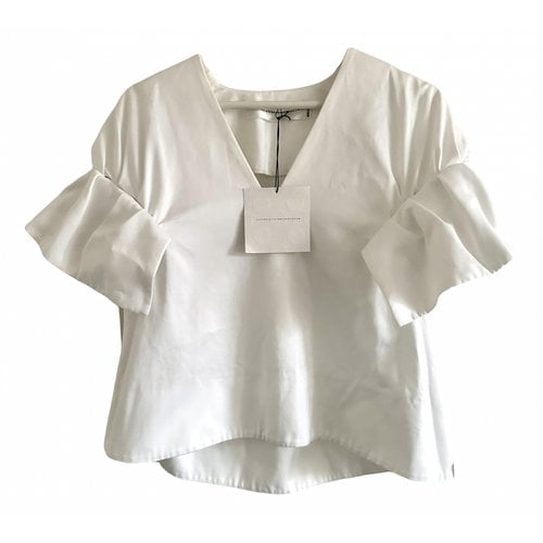 Pre-owned Victoria Victoria Beckham Top In White