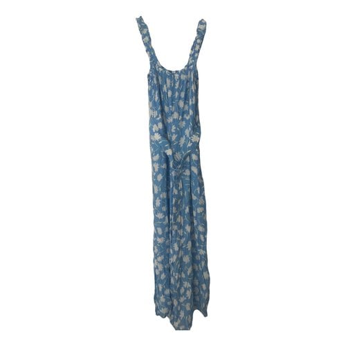 Pre-owned Faithfull The Brand Jumpsuit In Blue