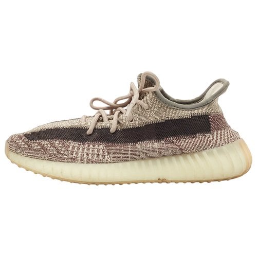 Pre-owned Yeezy X Adidas Cloth Trainers In Brown