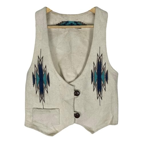 Pre-owned Moussy Short Vest In White