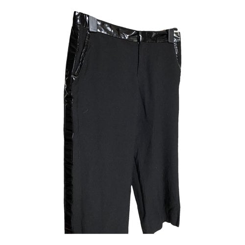 Pre-owned Marc Jacobs Wool Trousers In Black