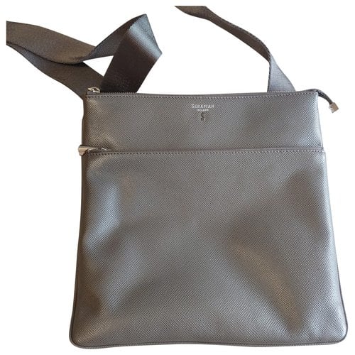 Pre-owned Serapian Leather Travel Bag In Grey