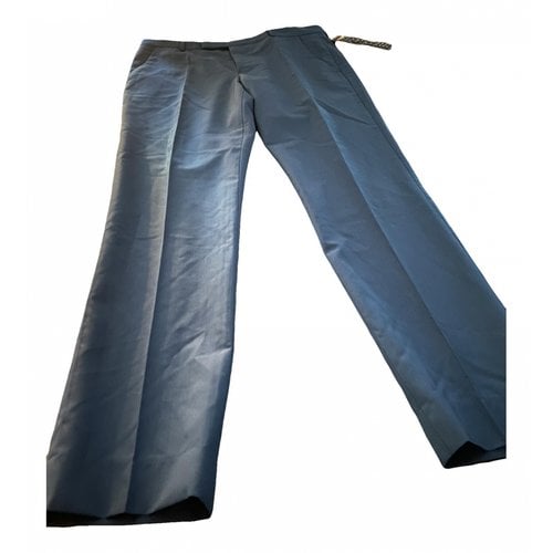 Pre-owned Paul Smith Straight Pants In Green