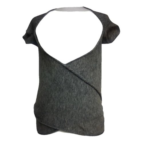 Pre-owned Blumarine Wool Vest In Grey