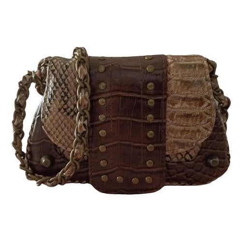 Pre-owned Camomilla Leather Handbag In Brown