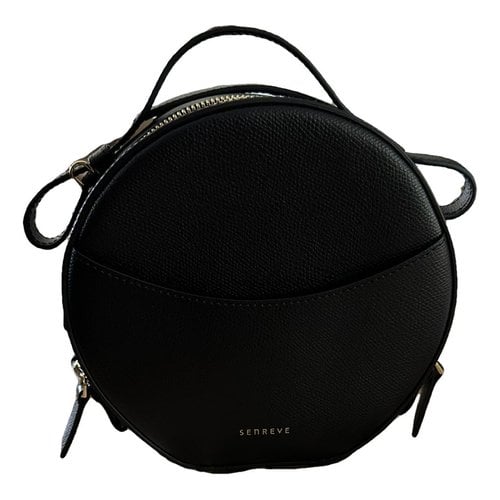 Pre-owned Senreve Leather Crossbody Bag In Black