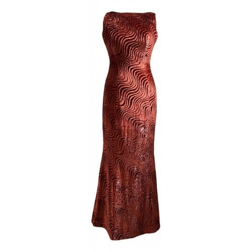 Pre-owned Escada Dress In Red