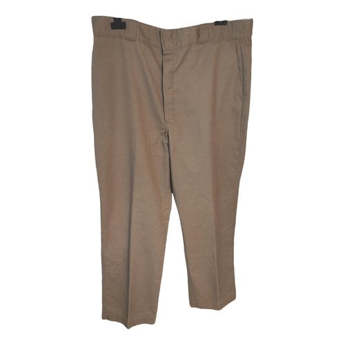 Pre-owned Dickies Cashmere Trousers In Beige
