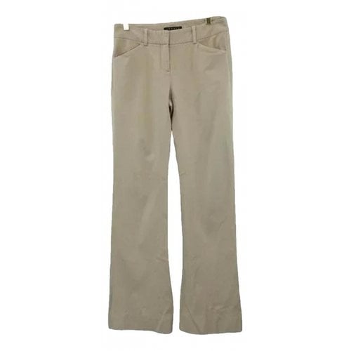Pre-owned Theory Trousers In Brown