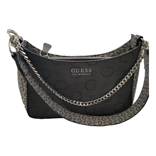Pre-owned Guess Patent Leather Handbag In Multicolour