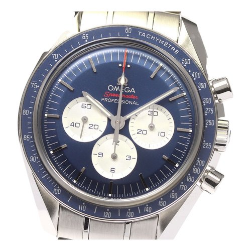 Pre-owned Omega Watch In Navy