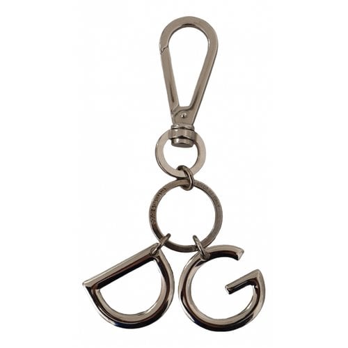 Pre-owned Dolce & Gabbana Key Ring In Silver