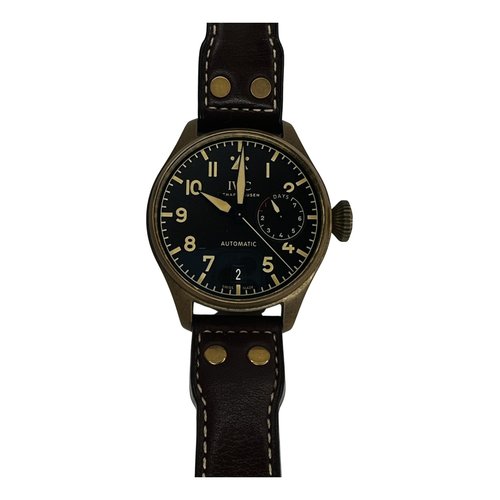 Pre-owned Iwc Schaffhausen Pïlot Watch In Black