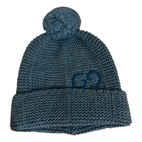 Pre-owned Gucci Wool Hat In Blue