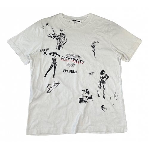 Pre-owned Mcq By Alexander Mcqueen T-shirt In White