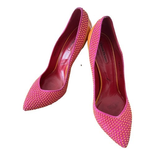 Pre-owned Cesare Paciotti Leather Heels In Pink