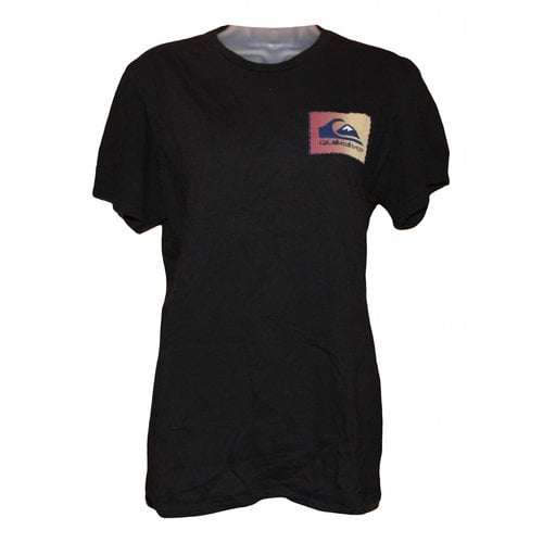 Pre-owned Quicksilver T-shirt In Black