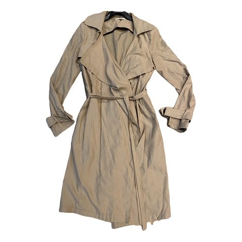Pre-owned Ba&sh Trench Coat In Brown