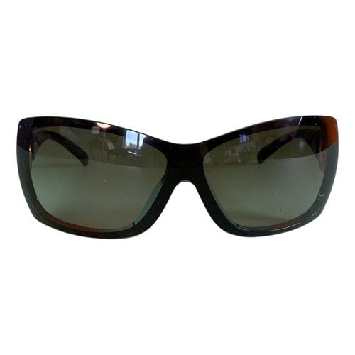 Pre-owned Chanel Oversized Sunglasses In Brown