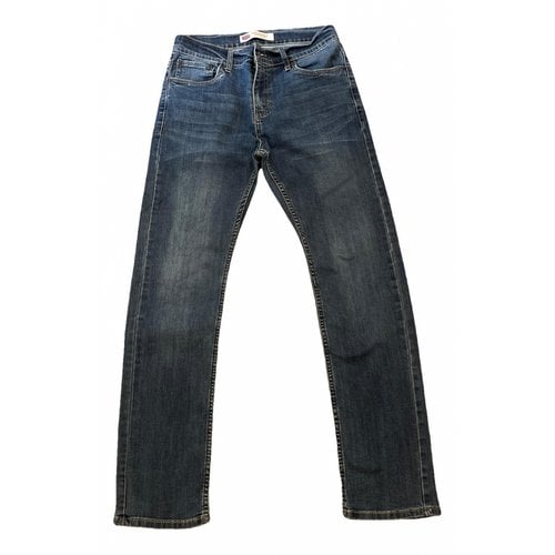 Pre-owned Levi's 511 Slim Jean In Blue